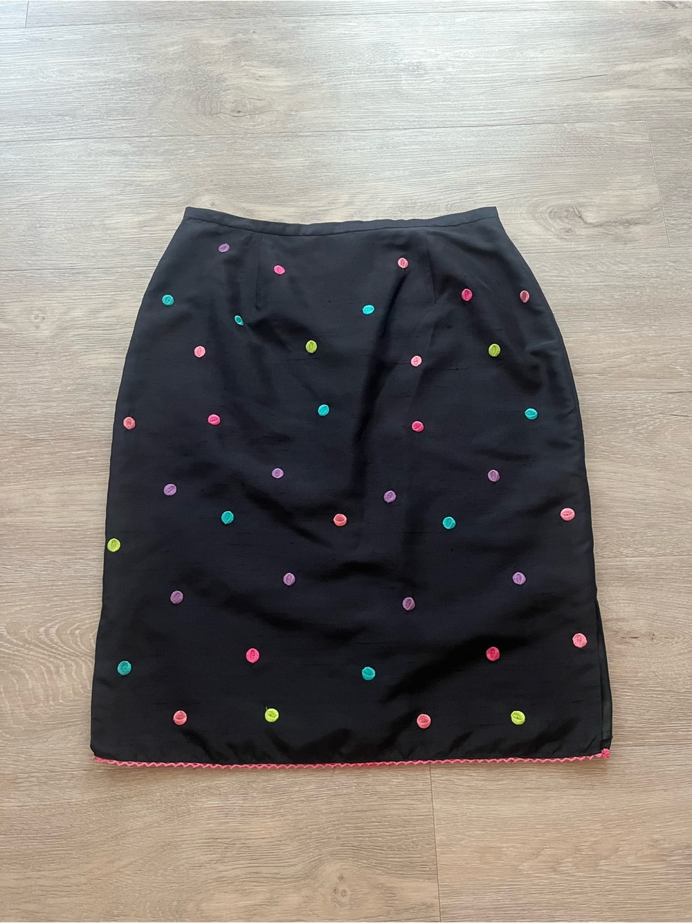 S.L.B Sunny Leigh vintage 90’s polka dot midi skirt